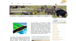 Desktop Screenshot of new.tanzania.eu